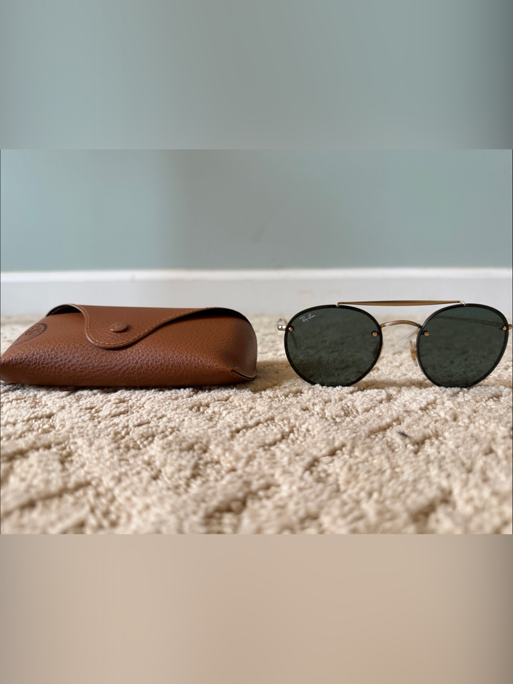 Ray Ban round double bridge sunglasses